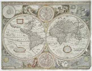 Uusi ja tarkka maailmankartta, 1676